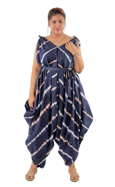 Playful Voluminous Cotton Jumpsuit